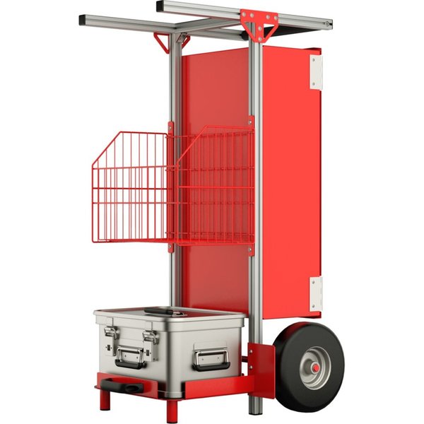 Günzburger Steigtechnik SafeCaddy® "Mobile Brandmeldeanlage" ohne Beladung