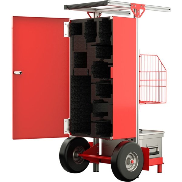 Günzburger Steigtechnik SafeCaddy® "Mobile Brandmeldeanlage" ohne Beladung