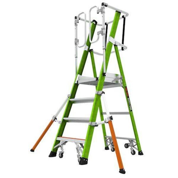 Little Giant Safety Cage 4' EN Fiberglass Ladder