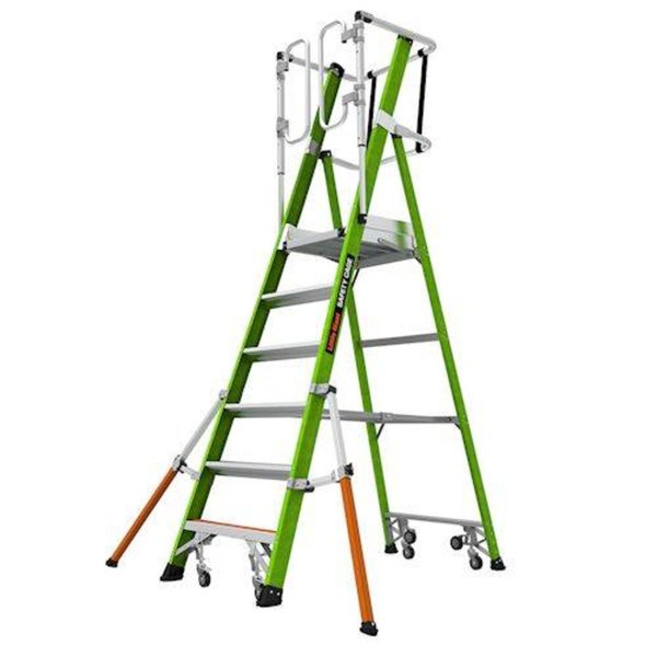 Little Giant Safety Cage 6' EN Fiberglass Ladder