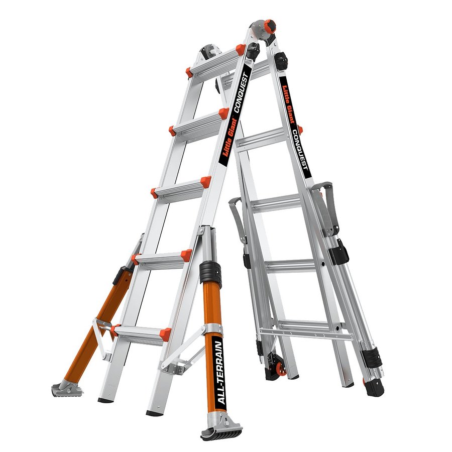 Little Giant Conquest 4x6 All-Terrain outtrigger safty rail