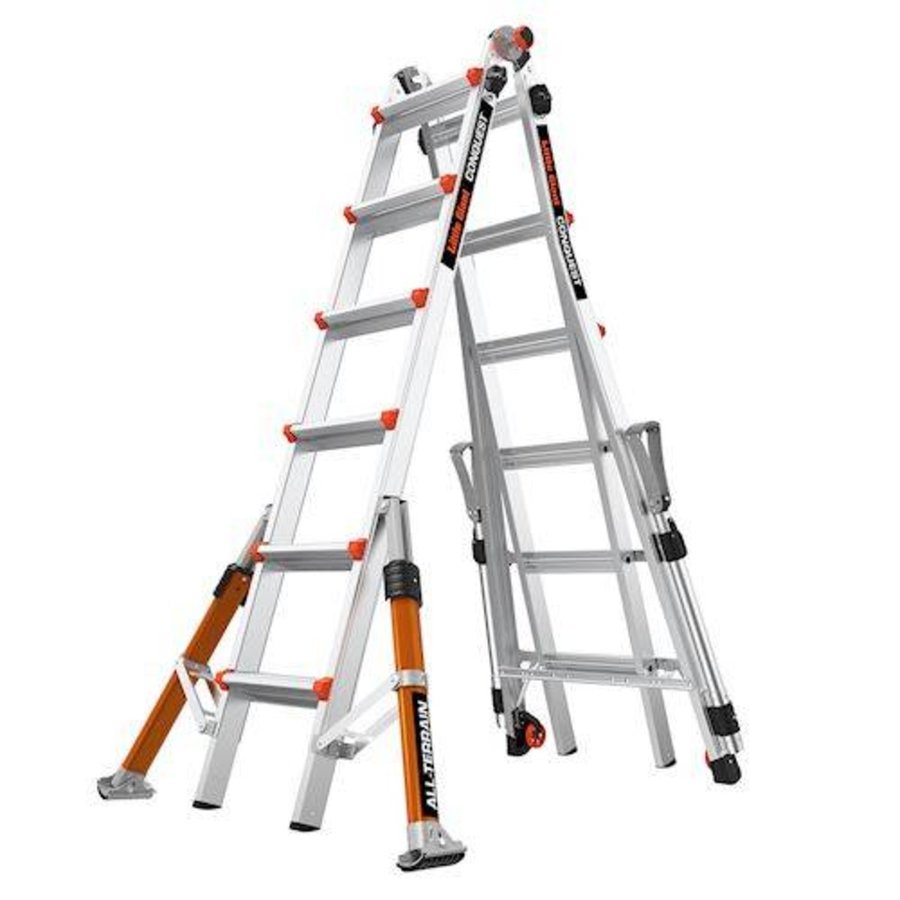 Little Giant Conquest 4x6 All-Terrain outtrigger safty rail