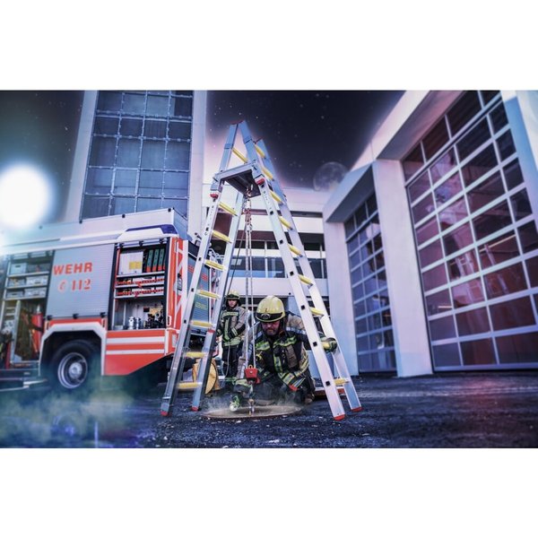 Günzburger Steigtechnik Steckleiter-Unterteil DIN EN 1147 nachleuchtend