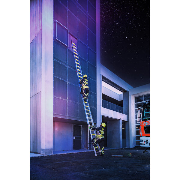 Günzburger Steigtechnik Steckleiter-Unterteil DIN EN 1147 nachleuchtend