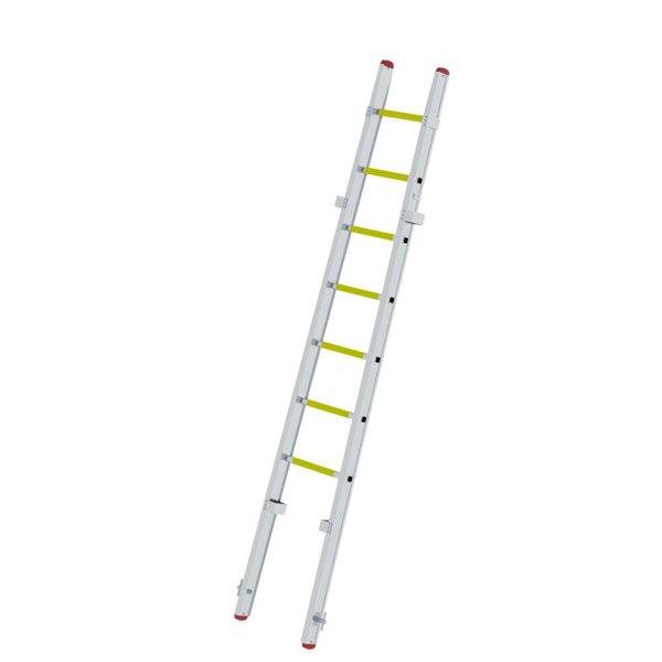 Günzburger Steigtechnik Steckleiter-Oberteil DIN EN 1147 nachleuchtend