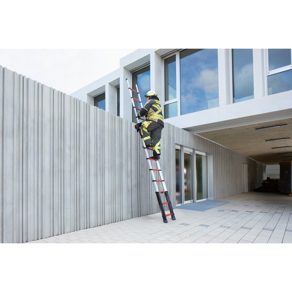 Günzburger Steigtechnik Teleskopleiter Rescue Line Rot 3,5 m