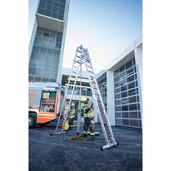 Günzburger Steigtechnik Feuerwehr-Multifunktionsleiter DIN EN 1147
