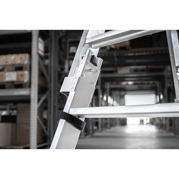 Günzburger Steigtechnik Einsteckteil Stufen-Stehleiter beidseitig begehbar 3 Stufen (Satz = 2 Stück)