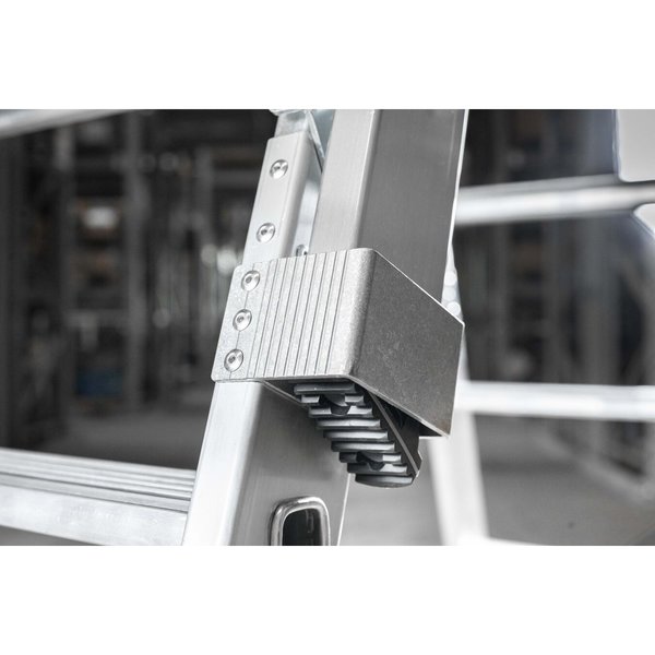 Günzburger Steigtechnik Einsteckteil Stufen-Stehleiter beidseitig begehbar 3 Stufen (Satz = 2 Stück)