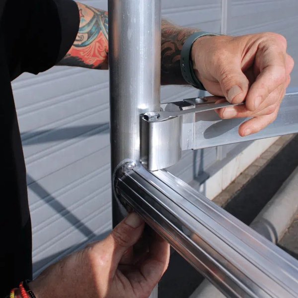 Alumexx ALX SMART Zimmergerüst 75 x 190 cm Arbeitshöhe bis 3,80 m