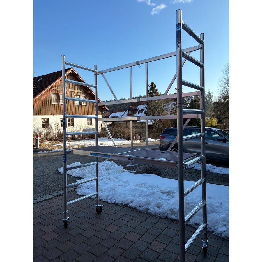 Alumexx ALX SMART Zimmergerüst 75 x 190 cm Arbeitshöhe bis 3,80 m