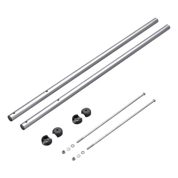 Hailo Professional Ausstiegsholmbügel für Holm 40x20 mm, Edelstahl 1.4301 Gerade