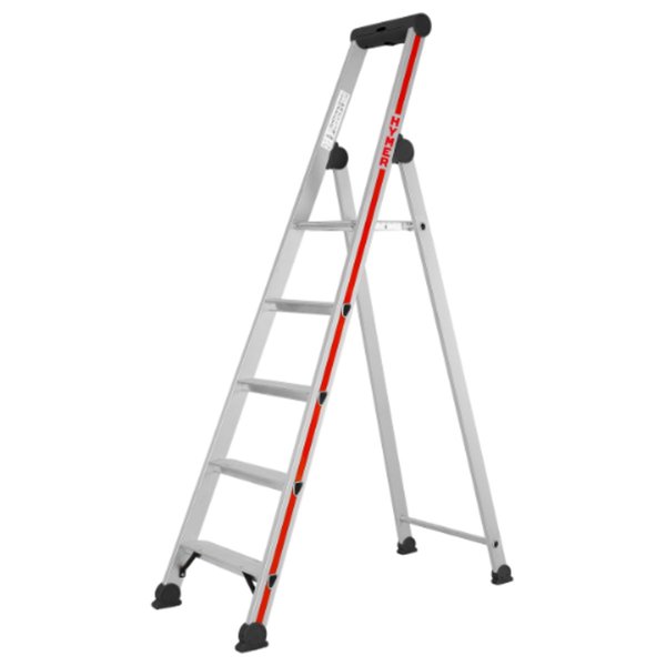 Hymer Stufenstehleiter mit Plattform, einseitig begehbar  5