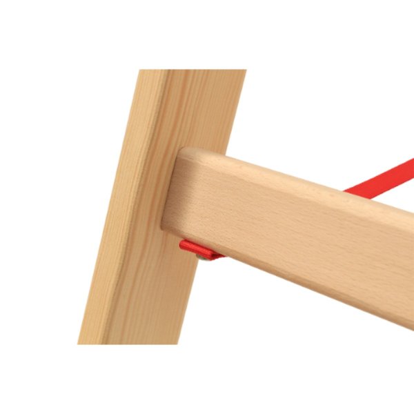 Hymer Holz-Sprossenstehleiter, beidseitig begehbar 2x4