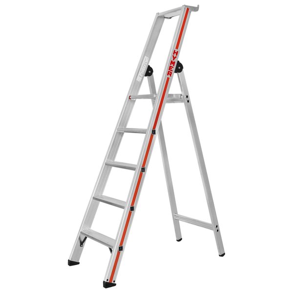 Hymer Stufenstehleiter mit Plattform, einseitig begehbar 5