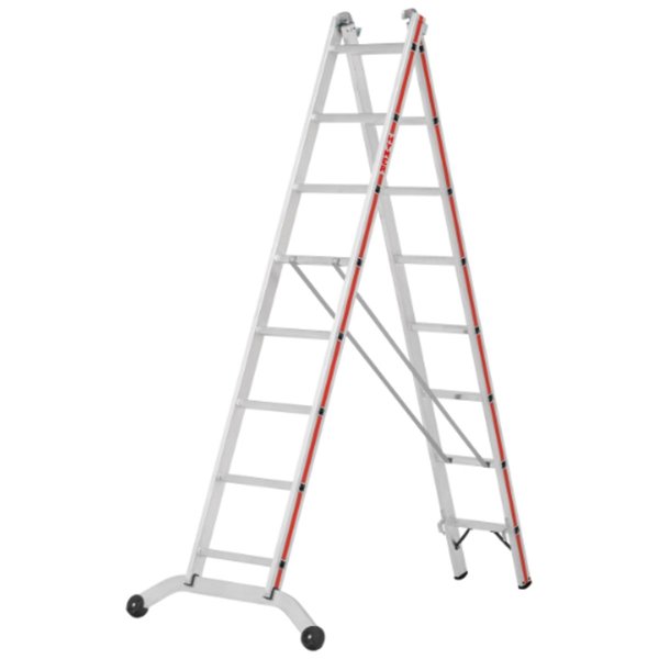 Hymer Mehrzweckleiter, zweiteilig 2x8