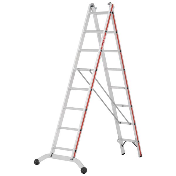 Hymer Mehrzweckleiter, zweiteilig 2x8