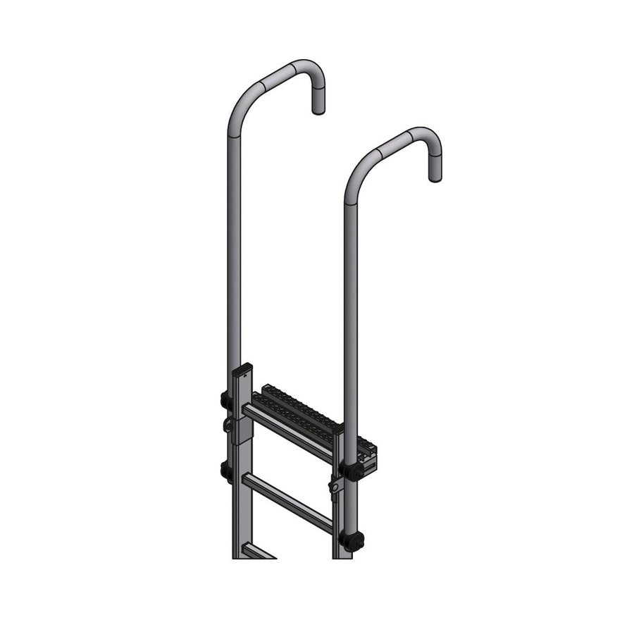 Hailo Professional Ausstiegsholmbügel, Ausführung kurz Holmabmessung: 40x20 mm