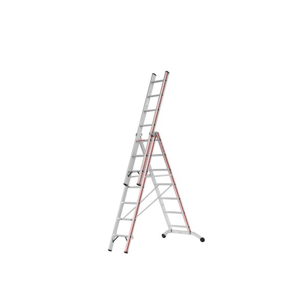 Hymer Mehrzweckleiter 6847, 3-teilig 3x7