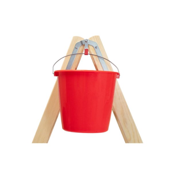 Hymer Holz-Stufenstehleiter, beidseitig begehbar 2x10