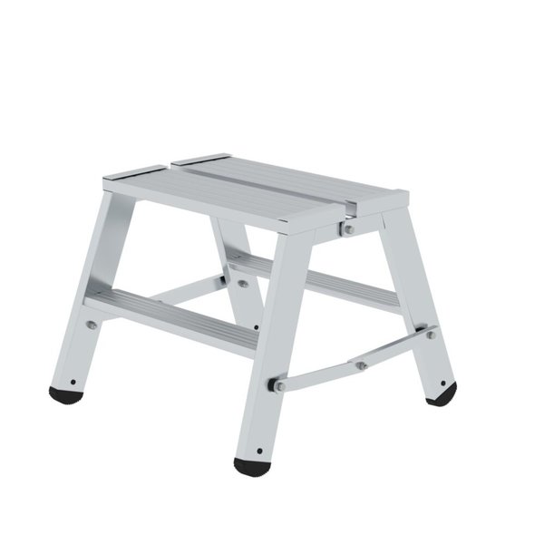 Günzburger Steigtechnik Klapppodest beidseitig begehbar 2x2 Stufen