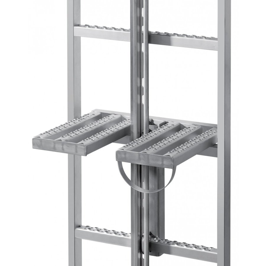 Hailo Professional Ruhepodest 2-tlg. klappbar zur Leitermontage 1.4301