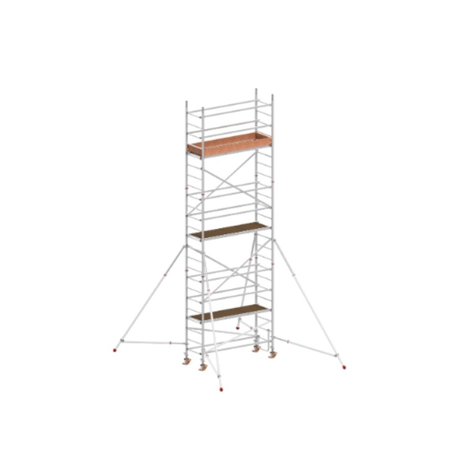Hymer Fahrgerüst 7077 mit Ausleger - 0.72 x 2.08 m Arbeitshöhe bis 7,27 m