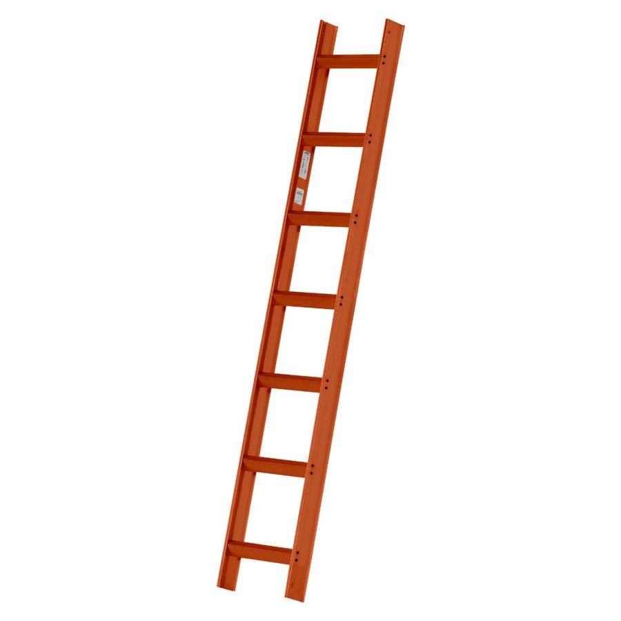 Hymer Dachauflegeleiter aus Aluminium, RAL 8004 ziegelrot beschichtet 7