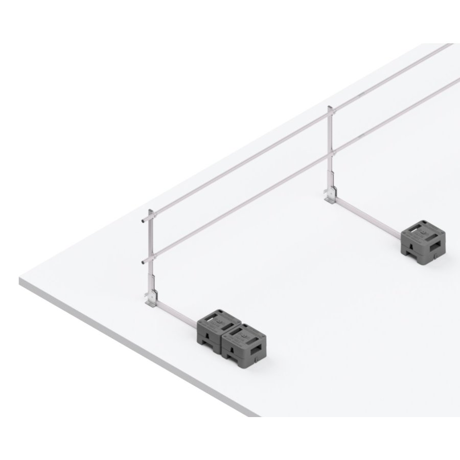 Hymer HYGHTS Geländersystem, Flex, EN 13374 A mit langem Ausleger, 15 Laufmeter