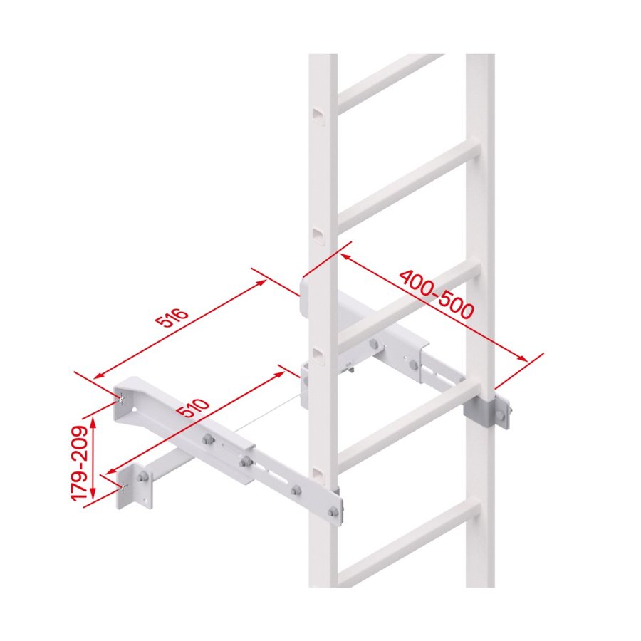 Hymer Wandkonsole verstellbar 400-500
