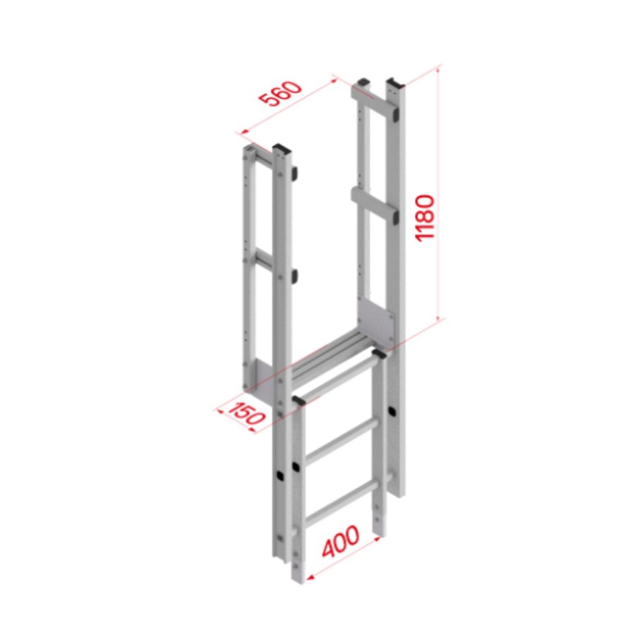 Hymer Ausstieg schmal mit Tritt