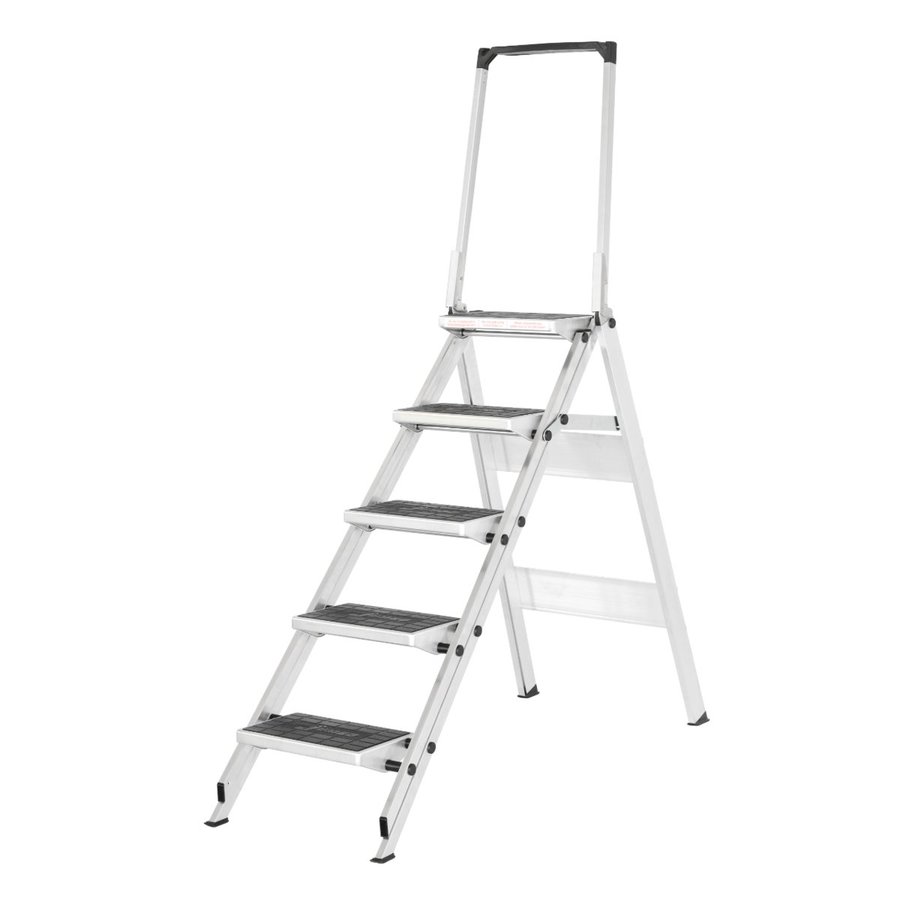 Hymer Sicherheitstreppe mit Gummibelag und Bügel 5 Stufen