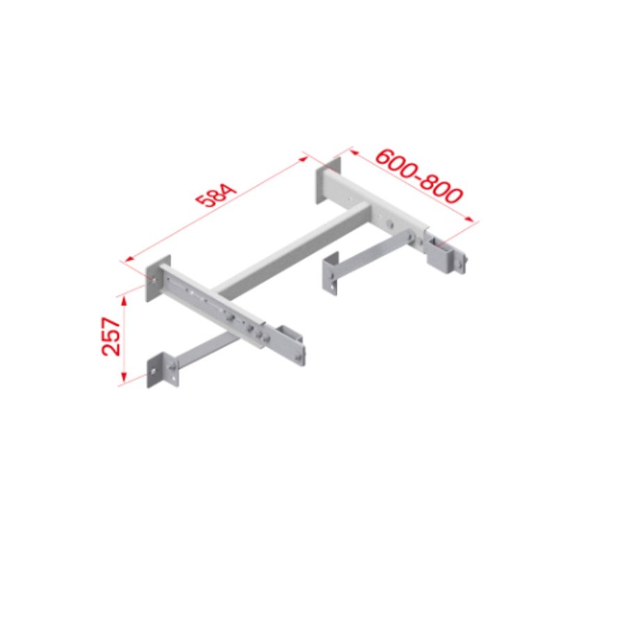 Hymer Wandkonsole verstellbar 600-800