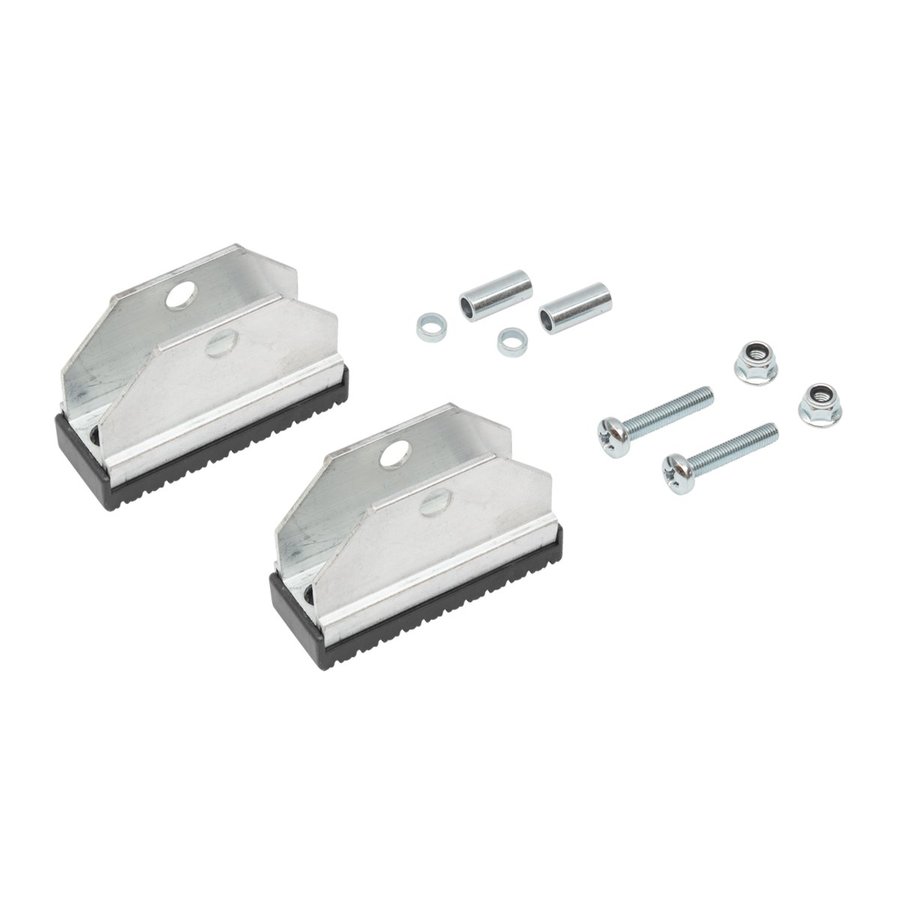 Hymer Klappfußset mit rutschsicherem Gummibelag 2 Klappfüße inkl. Befestigungsmaterial