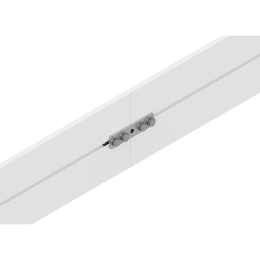 Hymer Linearverbinder für Fußleisten, Edelstahl/Alu