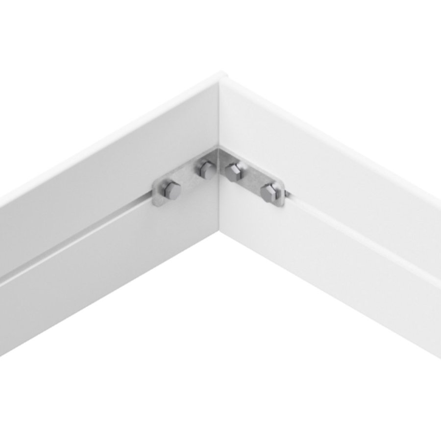 Hymer Eckverbinder für Fußleisten, Edelstahl/Alu