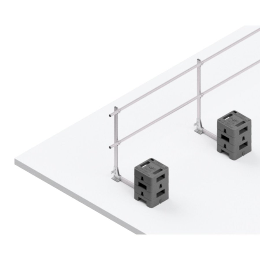Hymer HYGHTS Geländersystem, Standard, ISO 14122-3 & NF E85-015 mit kurzem Ausleger, 15 Laufmeter