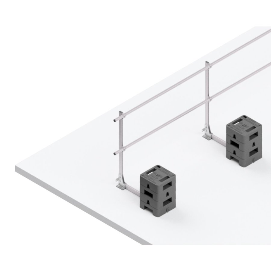 Hymer HYGHTS Geländersystem, Standard, ISO 14122-3 & NF E85-015 mit kurzem Ausleger, 15 Laufmeter