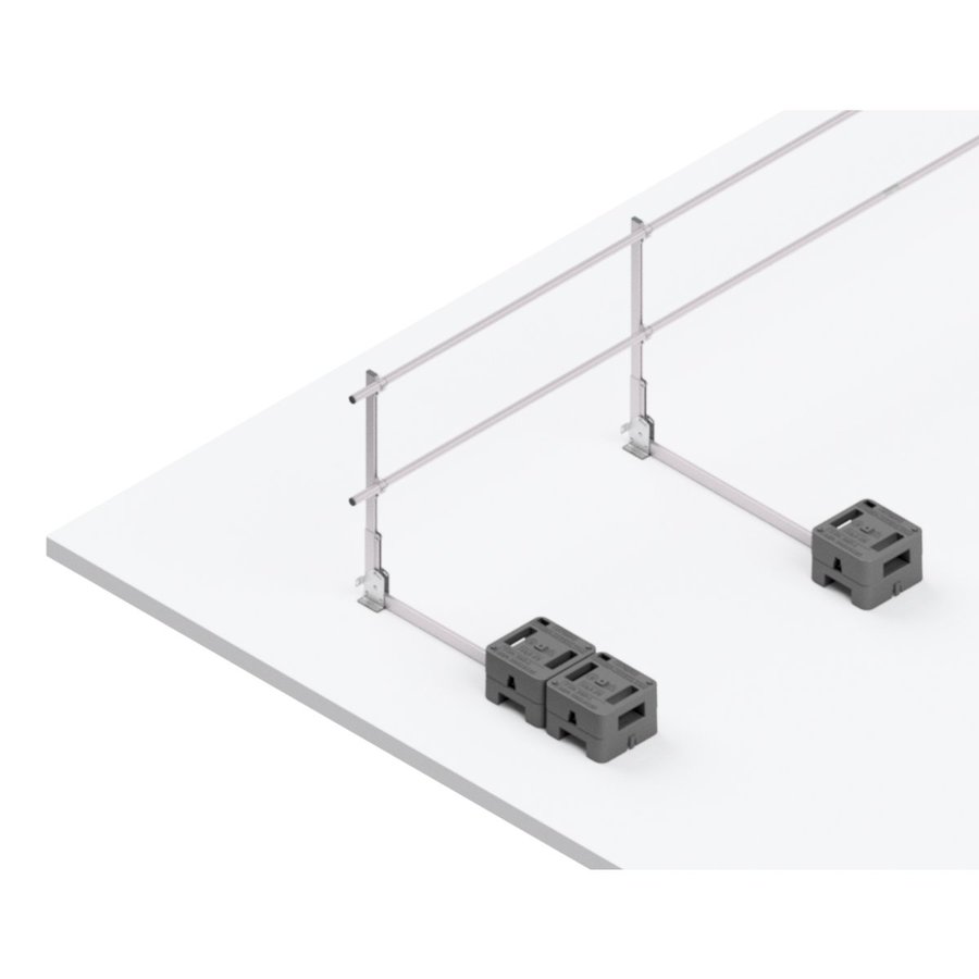 Hymer HYGHTS Geländersystem, Flex, ISO 14122-3 & NF E85-015 mit langem Ausleger, 90 Laufmeter