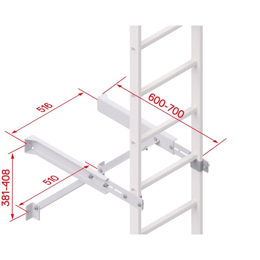 Hymer Wandkonsole verstellbar 600-700