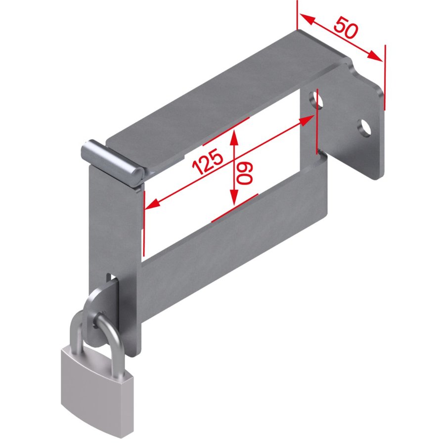 Hymer Leiterhalter stehende Lagerung