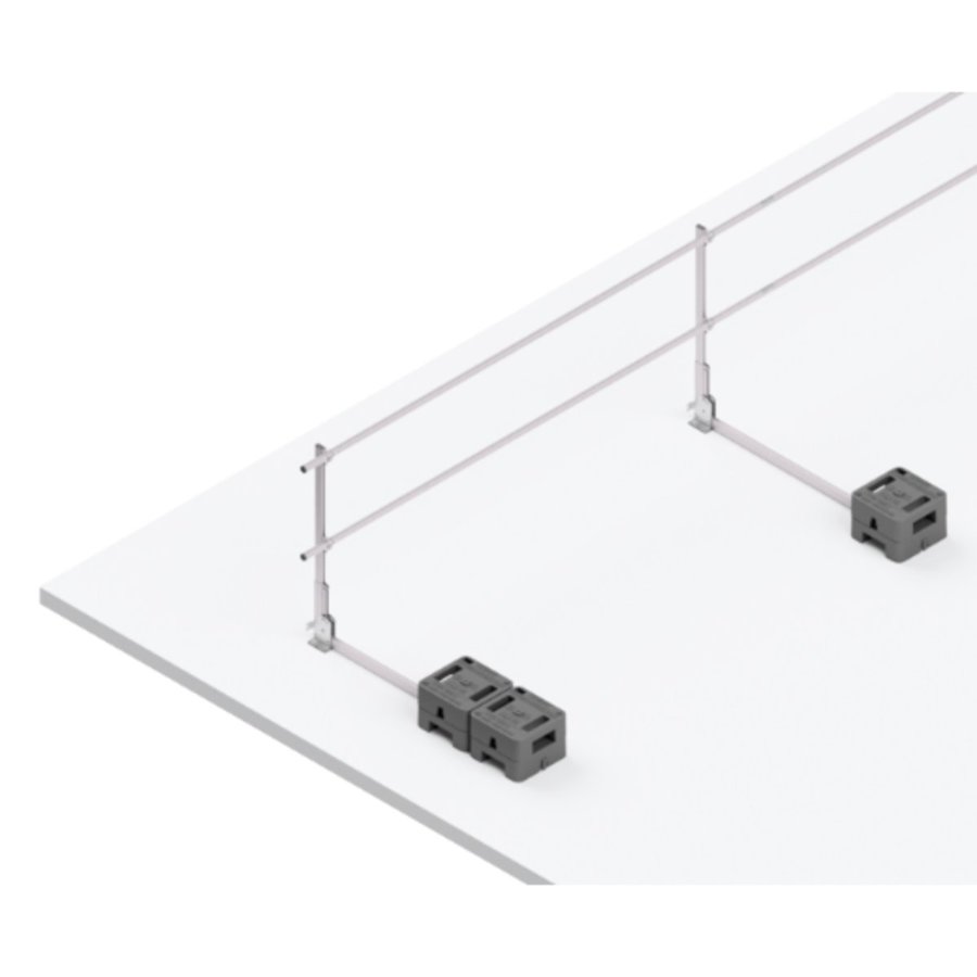 Hymer HYGHTS Geländersystem, Flex, EN 13374 A mit langem Ausleger, 90 Laufmeter
