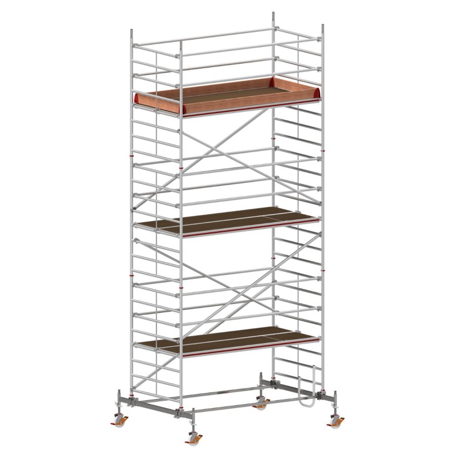 Hymer Fahrgerüst mit Fahrtraverse Bühnenlänge 2,95 m, Rahmenteilbreite 1,50 m, Reichhöhe 7,60 m