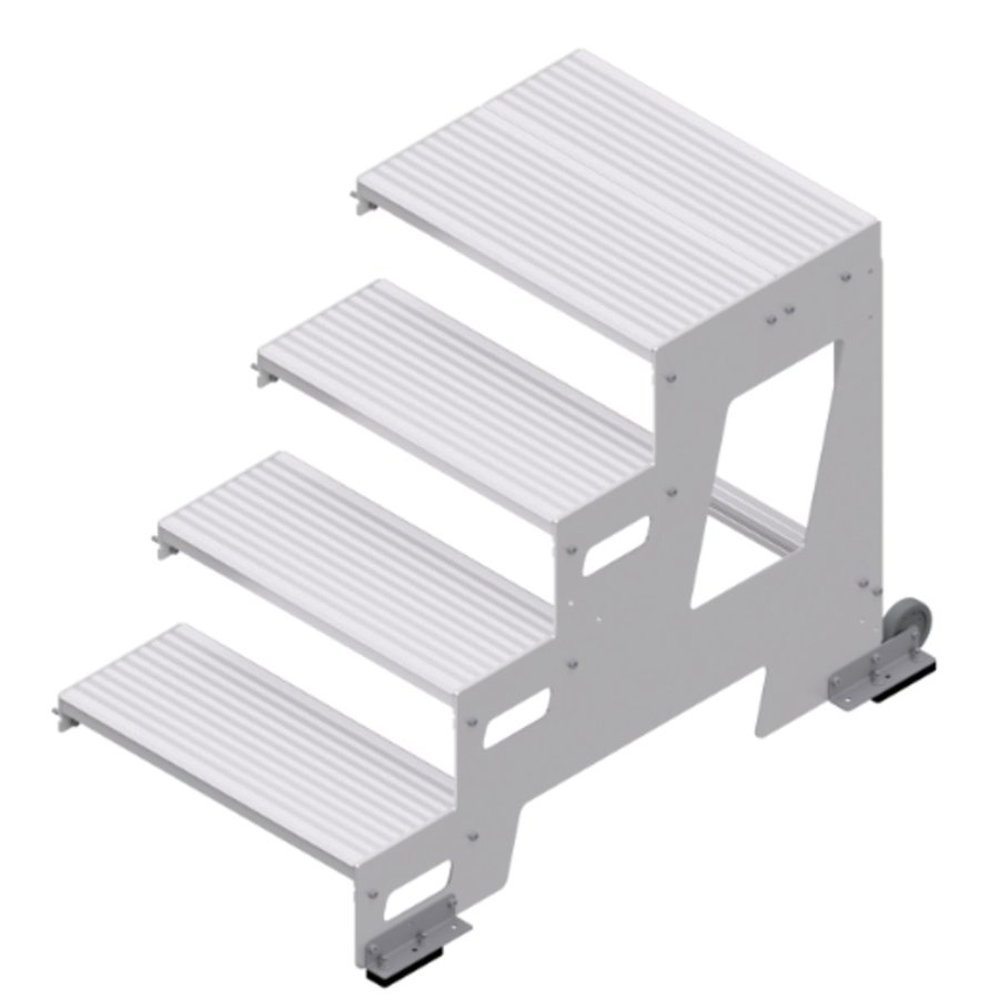 Hymer Industrietritt, Erweiterungsmodul, Stufenbreite 1.000 mm 4