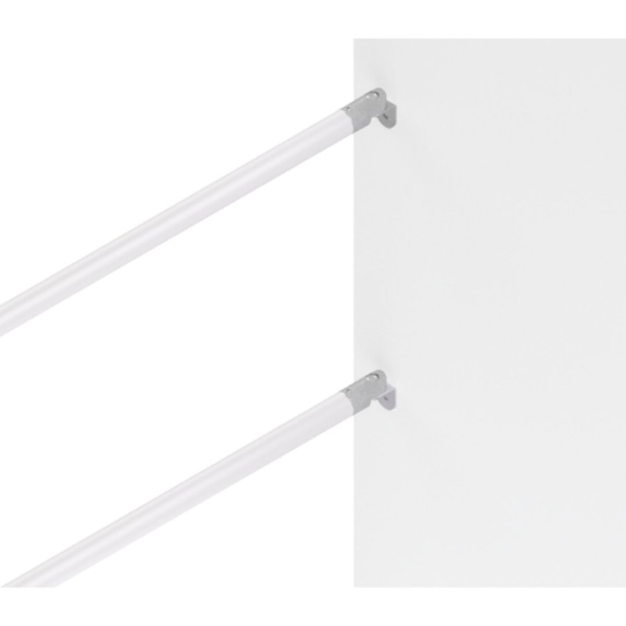 Hymer Wandbefestigungsset 2 Wandbefestigungen, Alu