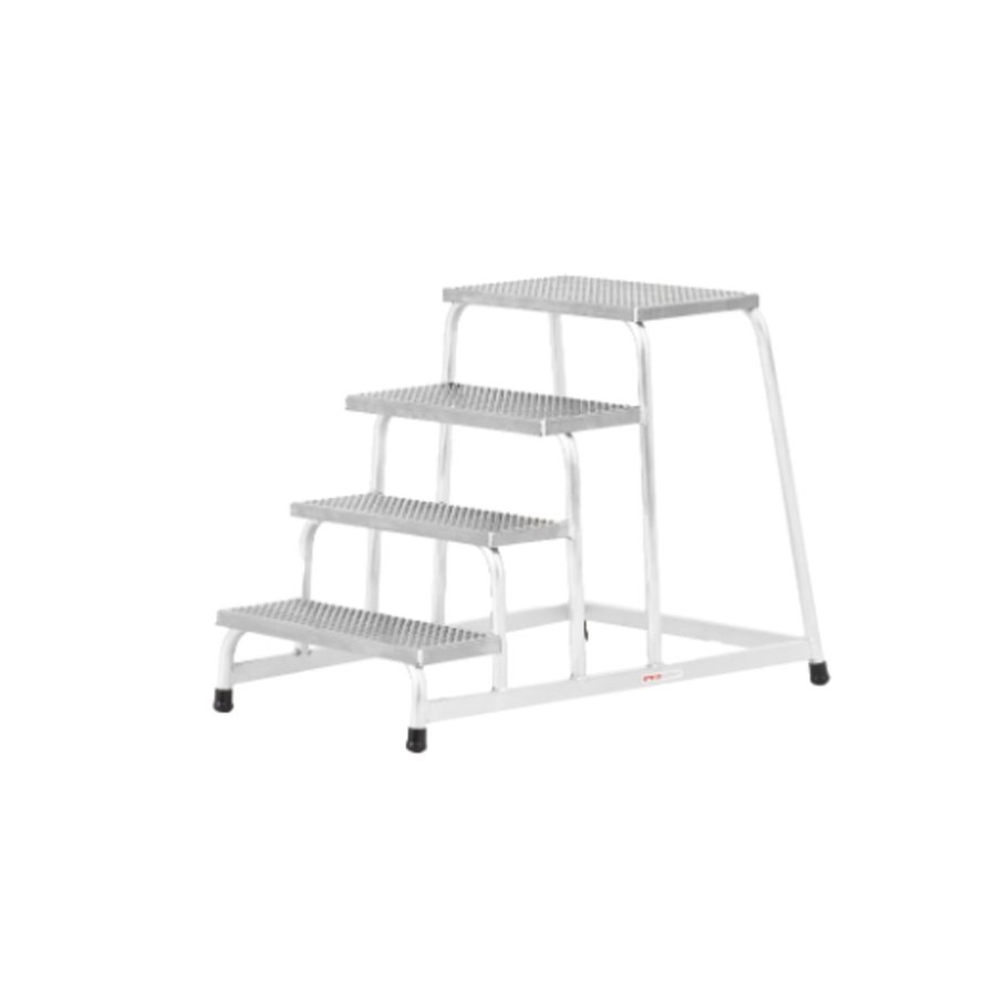 Hymer Maschinentritt - Duett-Riffelblech (R10) 4 Stufen