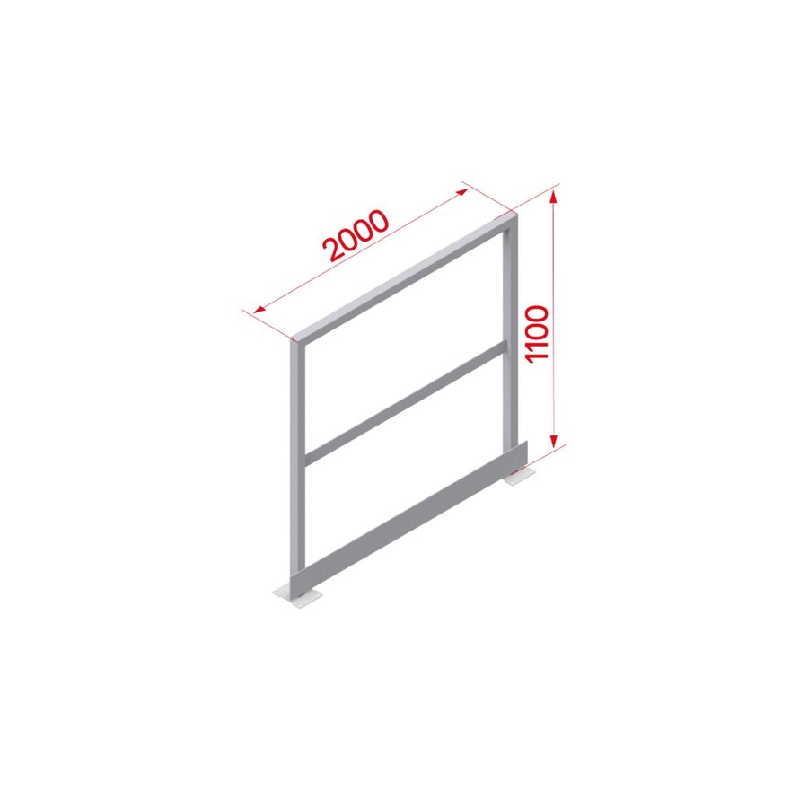 Hymer Geländer für Ausstieg 2000 mm