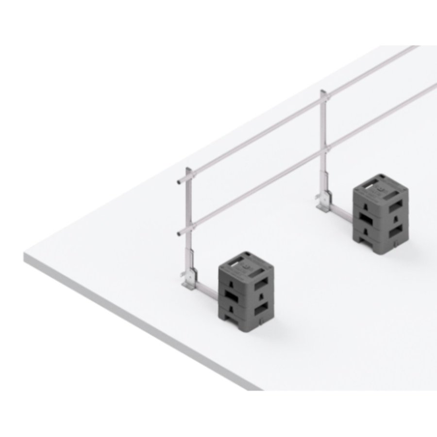 Hymer HYGHTS Geländersystem, Flex, ISO 14122-3 & NF E85-015 mit kurzem Ausleger, 30 Laufmeter