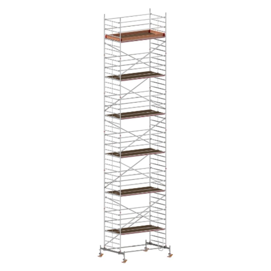 Hymer Fahrgerüst mit Fahrtraverse Bühnenlänge 2,95 m, Rahmenteilbreite 1,50 m, Reichhöhe 13,60 m