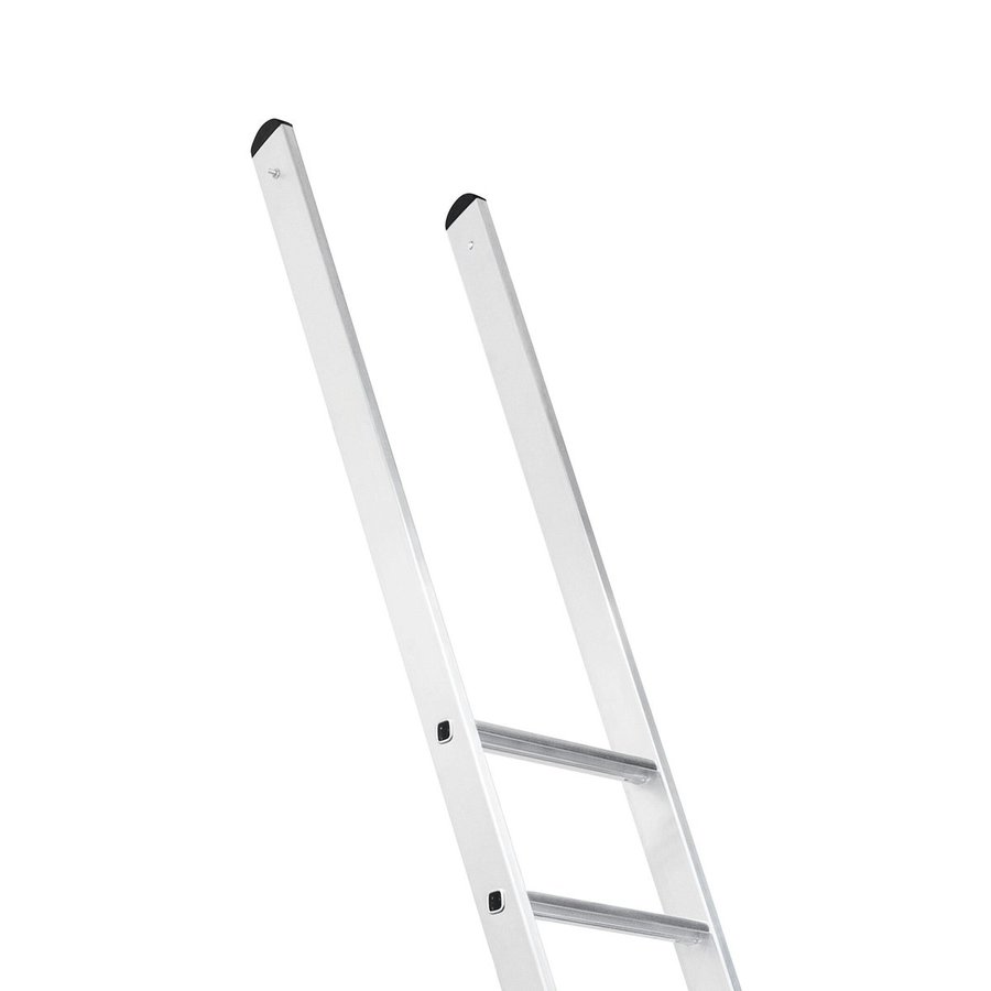 Günzburger Steigtechnik Stufen-Schiebeleiter 2-teilig mit nivello®-Traverse 1x7 + 1x5 Stufen